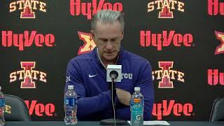 MBB Postgame Press Conference at Iowa State