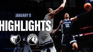 Memphis Grizzlies Highlights vs Minnesota Timberwolves