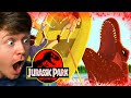 Reacting to JURASSIC PARK the RIVER RAFT SCENE! (Animated)