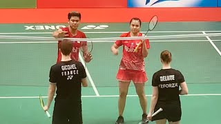 Full Praveen Jordan/Melati Daeva  Vs Thom Gicquel/Delphine Delrue QF Indonesia Master 2020 Live