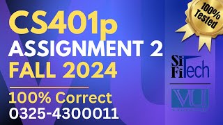 CS401p assignment 2 solution 2024 | CS401p assignment 2 solution fall 2024