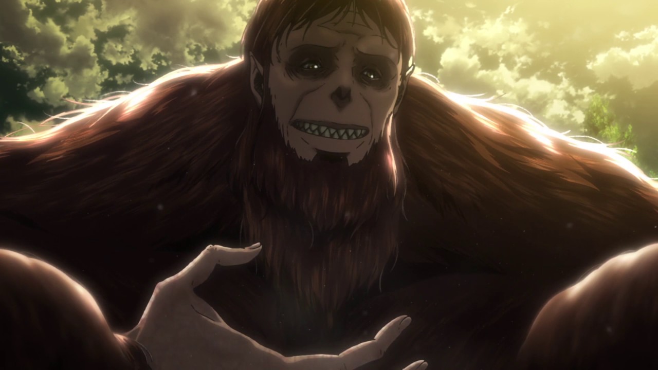 Shingeki No Kyojin S2 - The Beast Titan Speaks - YouTube