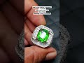 PROMOSI  NATURAL VIVID GREEN TSAVORITE 5.11 CARAT.. #batupermata #gemstone