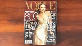 2005 September ASMR Magazine Flip Through: Vogue Sarah Jessica Parker, Natalia Vodianova