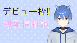 【初配信】海赫儚霧デビュー雑談枠!!　【新人Vtuber】