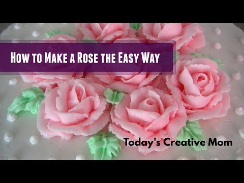 Easy to Make Icing Roses Easy to Make Icing Roses