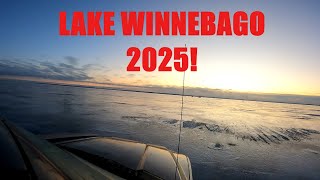 LAKE WINNEBAGO 1/18/2025 PERCH, WALLEYE, AND WHITEBASS (ICE FISHING)