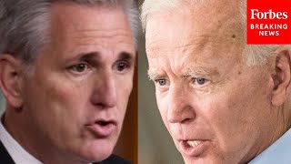 Kevin McCarthy Stands And Applauds President Biden At Joint Session Of Congress