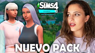 REVIEW del CAS del NUEVO PACK: SE ALQUILA 🏡 | Los Sims 4 | Español