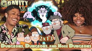 STANFORD JOINS THE SQUAD!? Gravity Falls 2x13 Dungeons, Dungeons, and More Dungeons REACTION