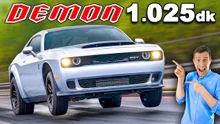 Dodge Demon baru 1.025 dk: 0-96 km/h dalam 1,66 detik!!