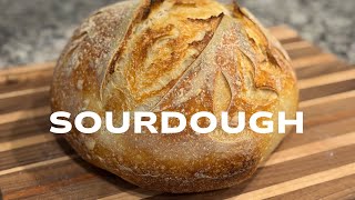 How to Make Easy Sourdough Bread | Beginner Friendly | No Knead Dutch Oven Recipe