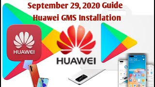 Install GMS Sept 29, 2020 | Huawei Honor Devices | Multiple Accounts Sign-in | Contacts Sync Fix