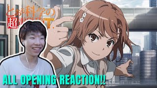 A Certain Scientific Railgun All Opening Reaction!! [Blind]