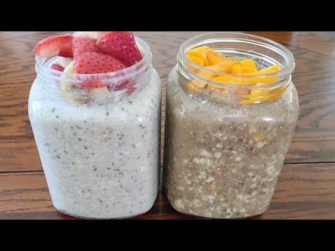 Desayuno Saludable AVENA TRASNOCHADA Sin AZUCAR 🫣 - YouTube