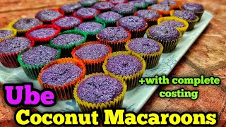 Ube Coconut Macaroons