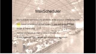 MaxScheduler Web scheduler