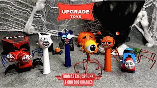 Amazing Upgrade Sprunki Eater, THOMAS.EXE Scary Long Leg Spider Monster, Choo Choo Charles Two Head