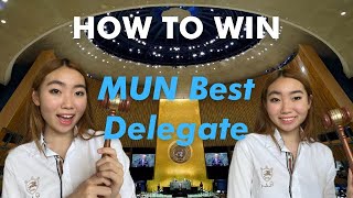 HOW TO WIN MUN BEST DELEGATE (short and sweet)