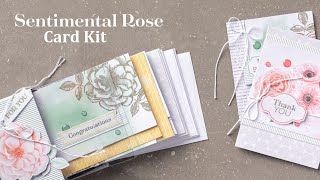 Stampin' Up! Sentimental Rose Card Kit ~ A Perfect Gift to Give or Get! 12 Days of Christmas🎁 Day 2