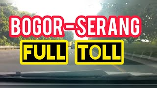 Perjalanan🚙 Bogor - Serang via toll full #bricabpro5