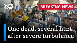 Singapore Airlines flight hits severe turbulence | DW News