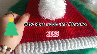 Kolaylığına inanamayacaksınız! / Yılbaşı Özel Bere Yapımı✅ New year hood hat Making