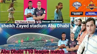 match 18 HIGHLIGHT । the Chennai braves vs Deccan gladiators। day 8।Abu Dhabi T10 season