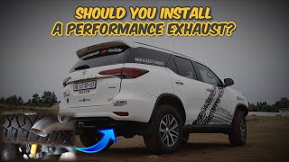 Installing a De Graaf Performance Exhaust in the Toyota Fortuner 2.8 GD6