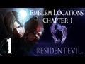 Resident Evil 6 Walkthrough: Serpent Emblem Locations - Leon Campaign Chapter 1