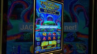 We hit the jackpot on the Treasure Wave!  #casino #gambling #slots #winstar #handpay