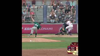 🇦🇺⚾ Nasty pitch by Genevieve Beacom at the WBSC Women's Baseball World Cup Group Stage