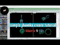 How to make a jhumka earring for beginners \Cad Design \ Matrix 9 \ Tutorial video \ Mohit Creations