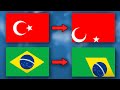 Flags With No Gravitation (Falling Flags) | Fun With Flags