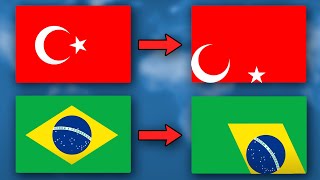 Flags With No Gravitation (Falling Flags) | Fun With Flags