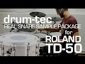 Roland TD-50 KV drum-tec Live Sound Edition (part 2/2): Real Snare Sample Package