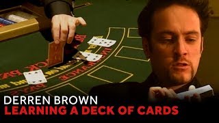 Derren Brown Shows His Trick For Remembering Cards