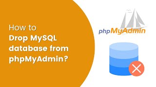 How to drop table in phpMyAdmin?