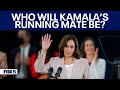 Who will Kamala Harris select as her vice presidential running mate?