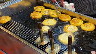 하루 2000개 완판!! 삼촌이 빚어서 역대급 큰사이즈 꿀호떡. Korean pancake \