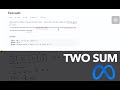 Two Sum - Leetcode 1 - HashMap - Java