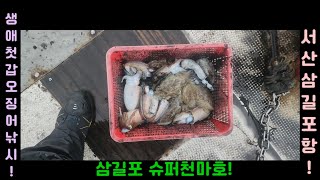 [슈퍼천마호]서산 삼길포항에서 생애 첫 갑오징어 낚시다녀왔습니다!