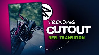 How to do cut out transition capcut | Bike Cutout instagram trending transition | editingyt