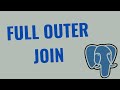 Tutorial 25 – Full Outer Join in SQL | PostgreSQL