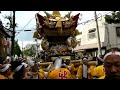 播州三木の秋祭り　 2012 ⑫ 新町屋台 石段下 ７日、本宮