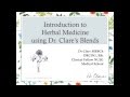 Lecture 1: Introduction to Dr Clare's Herbal Medicine Course