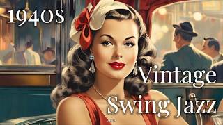 1940s Vintage Swing Jazz✨[Big Band, Old Jazz] Chicago Jazz Bar's Vibrant Rhythm