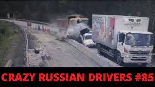 RUSSIAN DASHCAM- Crazy Drivers Car Crash Compilation #85