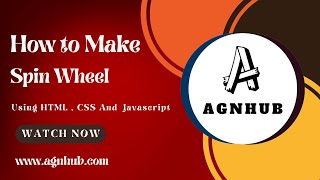 How to Make Spin Wheel using CSS & Javascript | Lucky Spinning Wheel Game#design #tutorial #coding