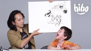 Kids Describe Their Fears to an Illustrator | Kids Describe | HiHo Kids